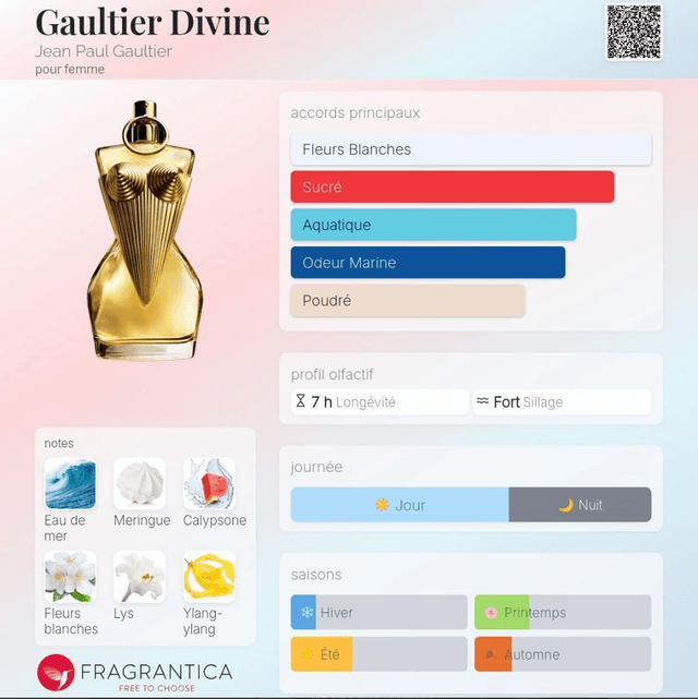 Addict O Parfum - 2522 - Équivalent Gaultier Divine Jean Paul Gaultier 