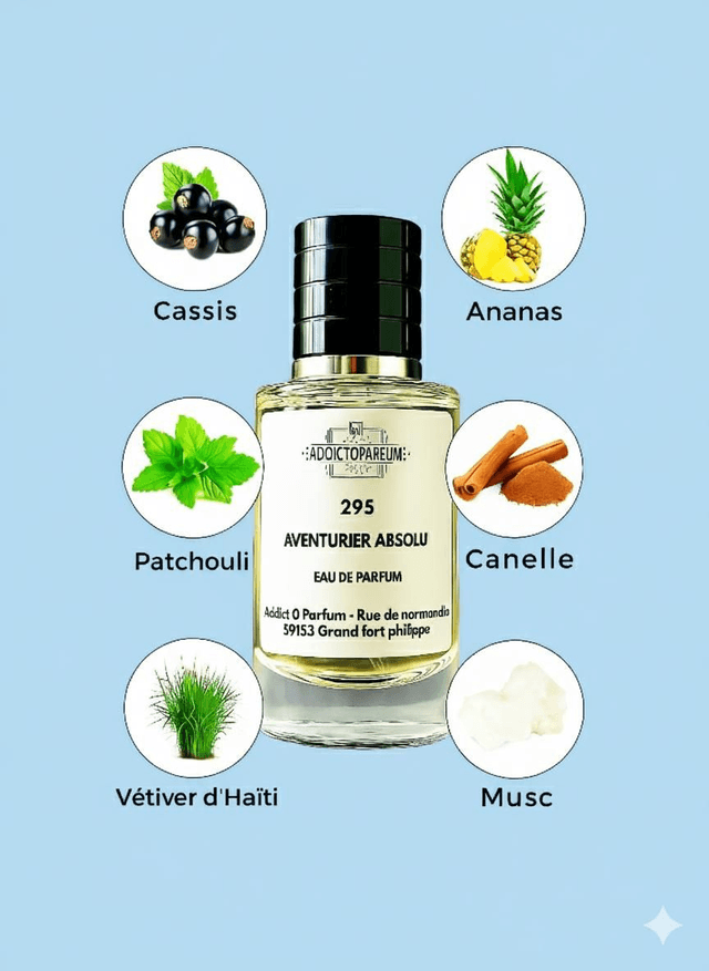 Addict O Parfum - 295
- Équivalent Absolu Aventus Creed 
