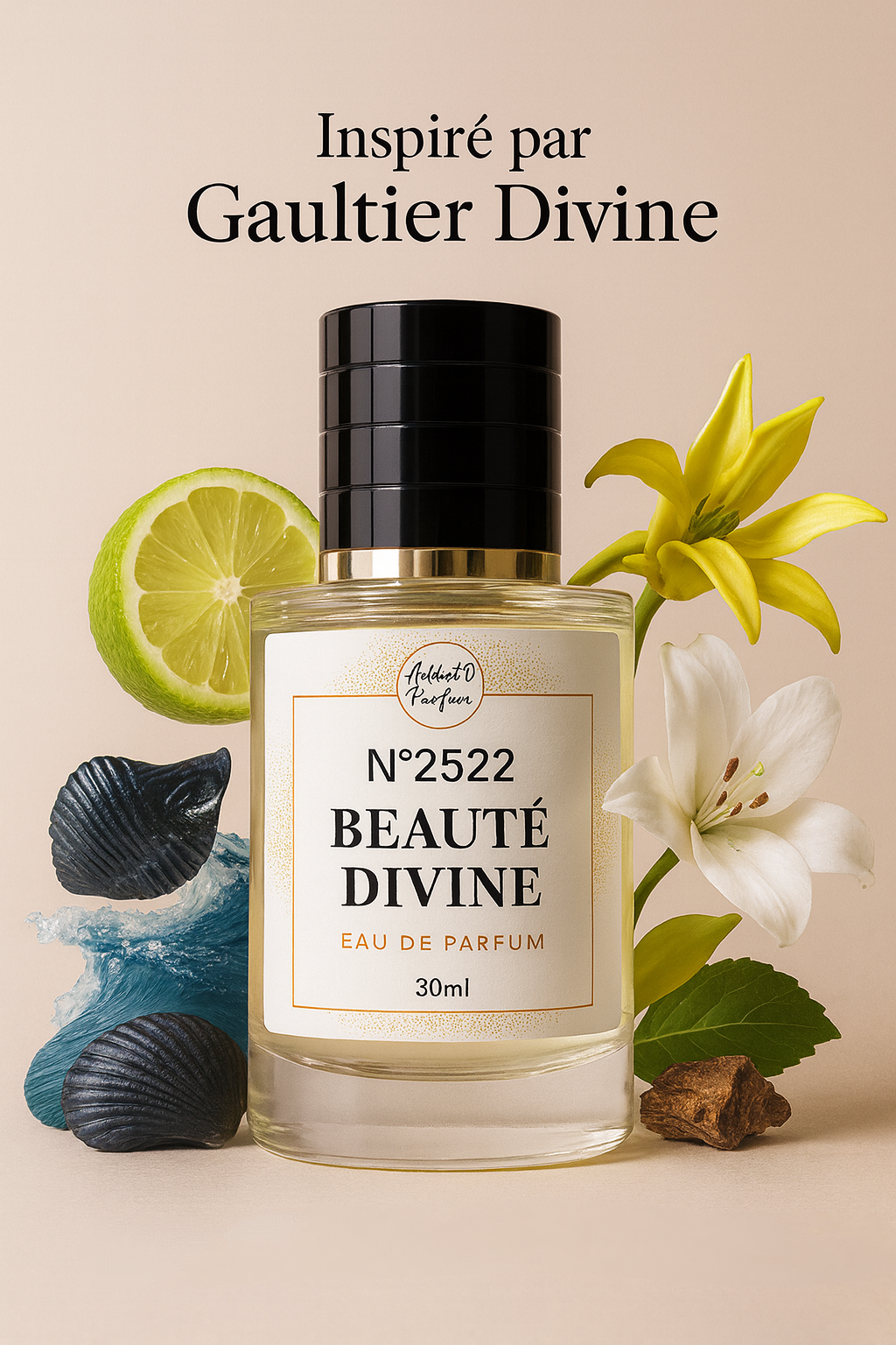 Eau de Parfum inspirée de Gaultier Divine