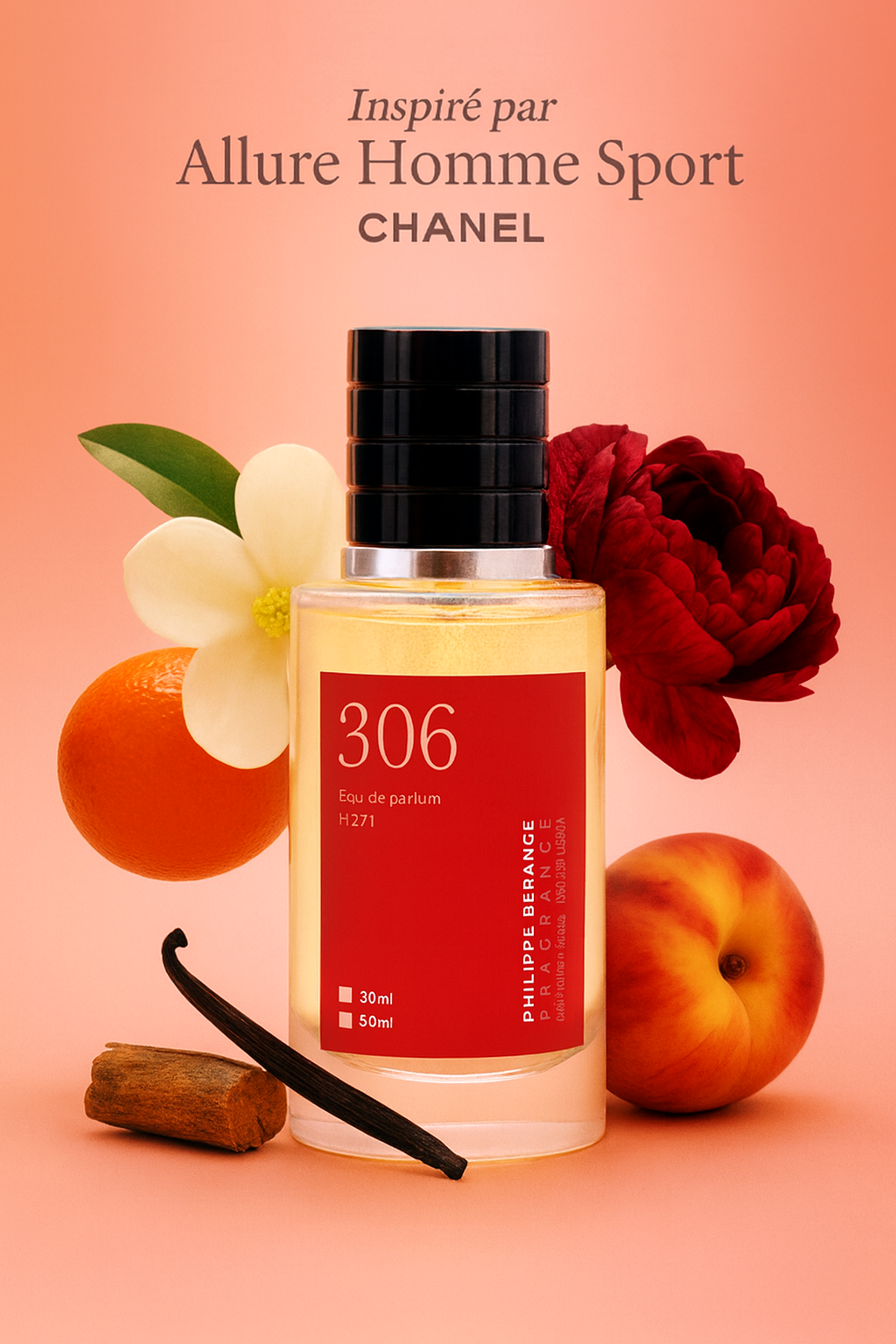 Eau de Parfum inspirée de Allure homme sport – Fraîcheur & Élégance